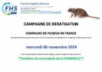 Campagne de dératisation du 6 novembre 2024