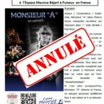 Annulation du concert de « Monsieur A »