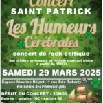 Vous n’avez toujours pas pris vos places pour le Concert de la Saint Patrick par « Les Humeurs Cérébrales »