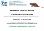 Campagne de dératisation du 19 mars 2025