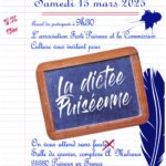 La dictée puiséenne: Inscrivez vous à la 4ème édition de la dictée puiséenne du 15 mars 2025